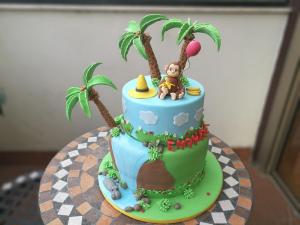 Curious George cake