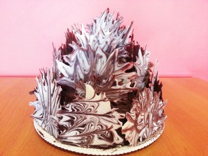 Torta decori al cioccolato  