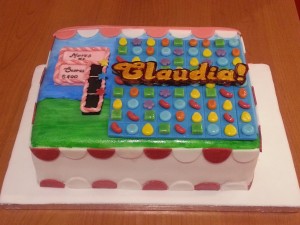 Candy Crush cake