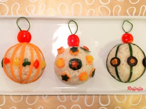 palline di Natale... di riso!    